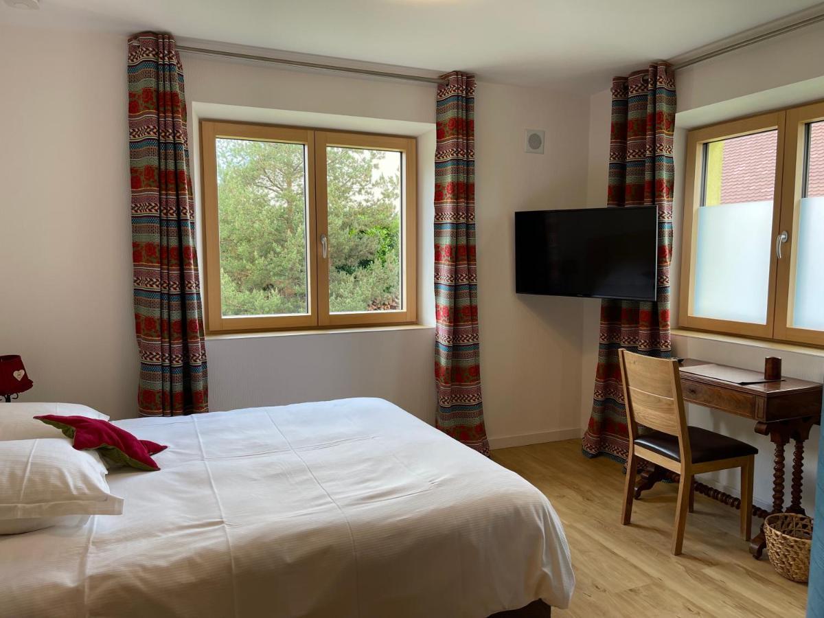 Alsacebnb - Gite 12 Personnes Dans Le Vignoble - Piscine Privee & Spa Ammerschwihr Eksteriør bilde